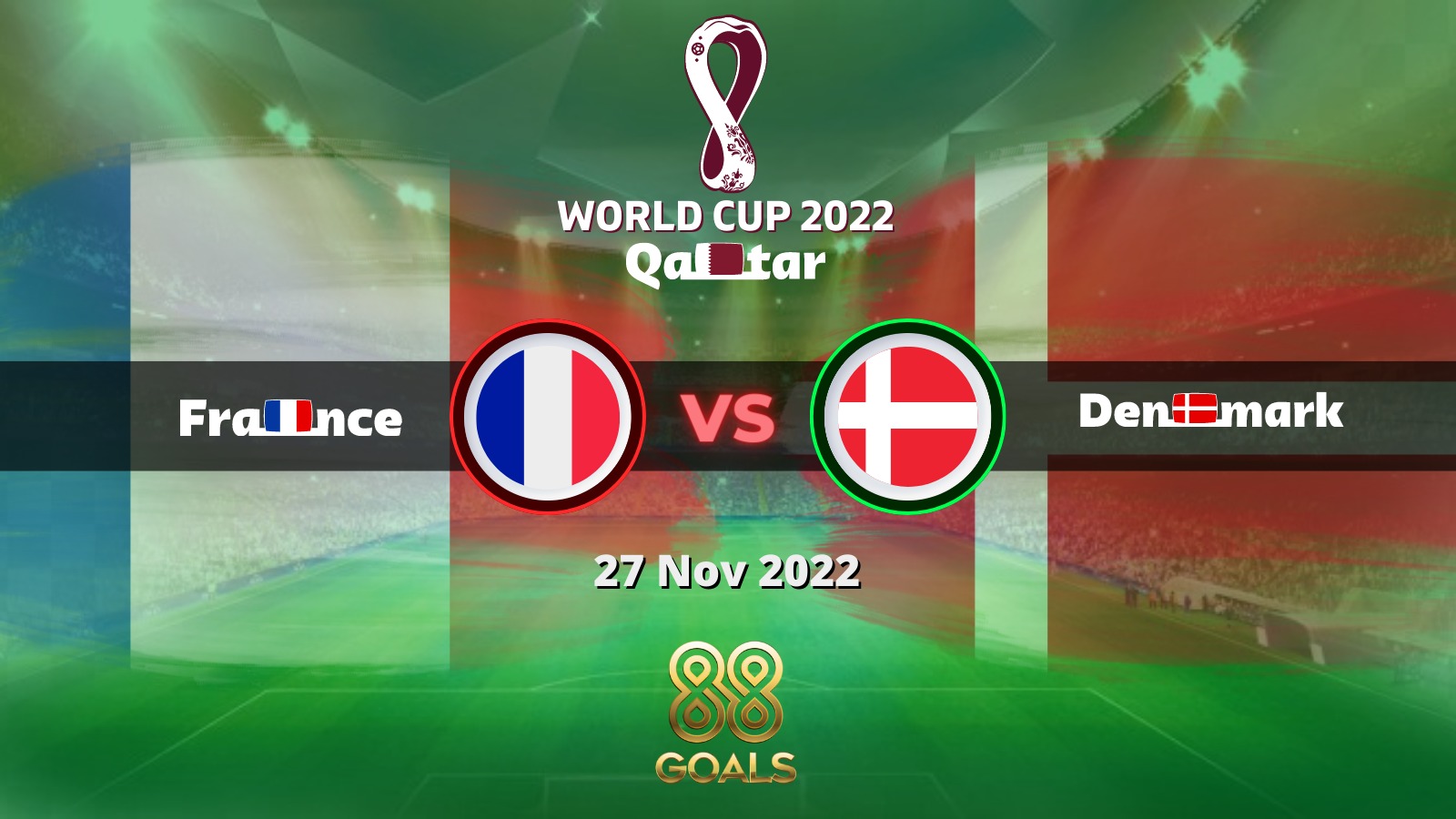 France vs Denmark Betting Preview & Tips 26.11